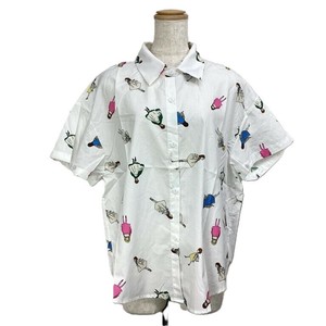 Button Shirt/Blouse Short Sleeve Shirt
