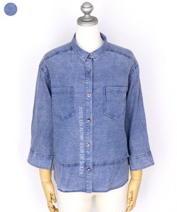 Button Shirt/Blouse Shirtwaist 100% Cotton 7/10 length [2025 NEW]