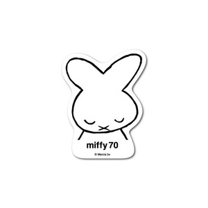 miffy70周年 ダイカットステッカー05 ミッフィー 記念 期間限定 絵本 キャラクター グッズ MIF70-005
