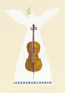 ポストカード 山田和明「Prelude」105×150mm イラスト 動物 絵本作家 2025新作