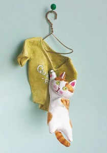 ポストカード 高橋理佐/猫粘土作家「ひっかけ問題」105×150mm 動物 カラー写真 2025新作