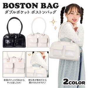 Duffle Bag Faux Leather Double Pocket Synthetic Leather Pocket Boston bag [2025 NEW]