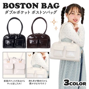 Duffle Bag Faux Leather Double Pocket Synthetic Leather Pocket Boston bag [2025 NEW]
