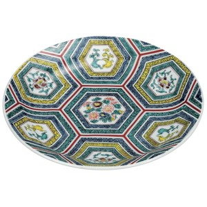 Kutani ware Main Plate 9-go Made in Japan