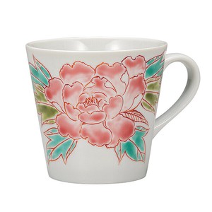 Kutani ware Mug Peony Made in Japan