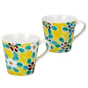 Kutani ware Mug Flower Pattern Made in Japan