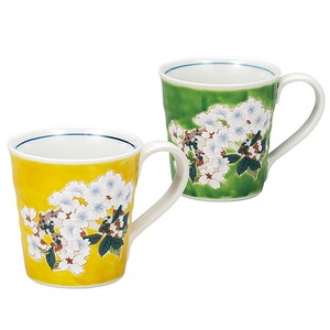 Kutani ware Mug Cherry Blossom Made in Japan