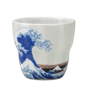 九谷烧 餐盘餐具 神奈川冲浪里 北斋 日本制造