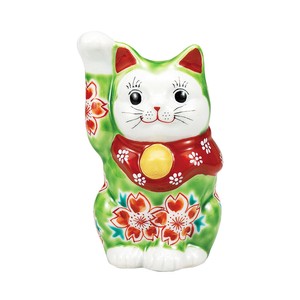 Kutani ware Animal Ornament Green Made in Japan
