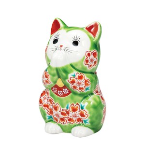 Kutani ware Animal Ornament Green Made in Japan