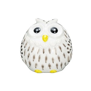 Kutani ware Animal Ornament Owl Made in Japan