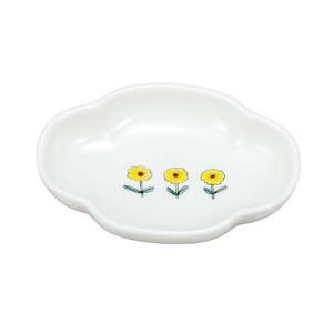 九谷烧 小餐盘 豆皿/小碟子 黄色 3.4号 日本制造