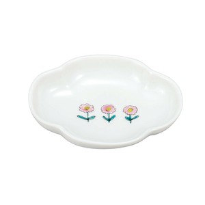 九谷烧 小餐盘 粉色 豆皿/小碟子 3.4号 日本制造