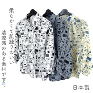 衬衫 衬衫 7分袖 日本制造