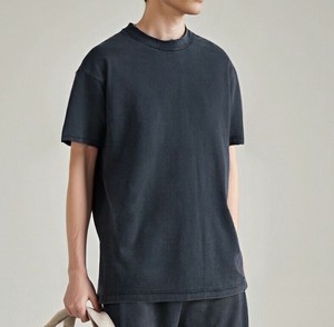 Tシャツ 半袖 無地 ゆったり 快適 メンズ ファッション ラウンドネック  BQ7621