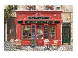 フランス直輸入　ランチョンマット/テーブルマット　”Brasserie de Paris ”30 x 45