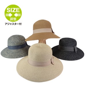 【2025新作】サイドリボン付きペーパーハット 春夏