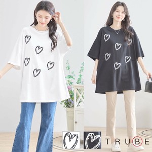 T-shirt Big Tee Heart Motif [2025 NEW]