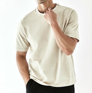 Tシャツ ラウンドネック 半袖 無地 ゆったり 快適 メンズ ファッション BQ7632