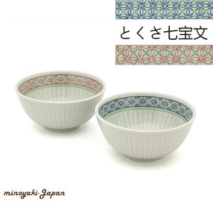 セット商品　とくさ七宝文　ペアヌードルセット　美濃焼　日本製