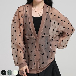 Blouson Jacket Polka Dot Sheer