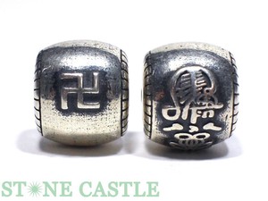 ☆高品質☆【パーツ】萬字 太鼓型 11x13mm (sv925) 【天然石 パワーストーン】
