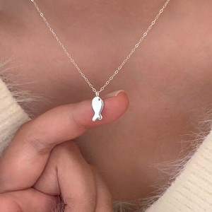 魚　ネックレス ネックレス レディース　ネックレス シルバー925　メッキ ネックレス シルバー