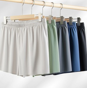 ルームウェア パジャマ ショートパンツ  薄手 春夏 両面 氷糸  無地 ゆったり 快適 メンズ BQ7665