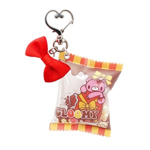 【7月入荷予定】グルーミー　チョコシャカキーホルダー　RED&ORANGE