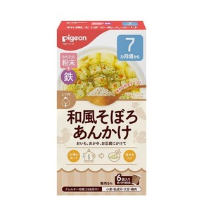 ピジョン　かんたん粉末＋鉄（あんかけ・ソースタイプ）　和風そぼろあんかけ 19.2g（3.2g×6袋）