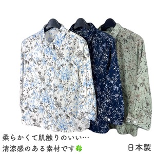 衬衫 衬衫 7分袖 日本制造