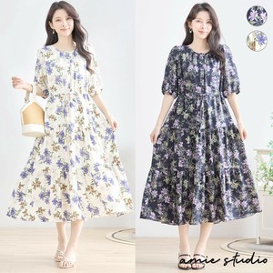 洋装/连衣裙 花朵 L尺寸 分层洋装/连衣裙