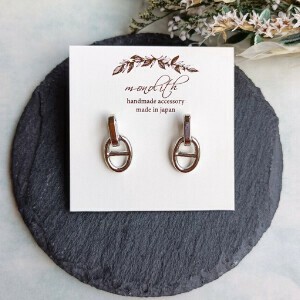 Pierced Earrings Silver Post