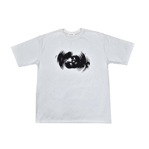 【2025春夏新作】ブラックホールグラフィックプリントTシャツ