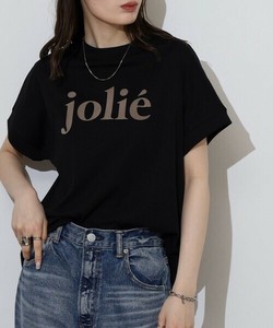 【2025SS】【日本製】jolieロゴプリント半袖Tシャツ