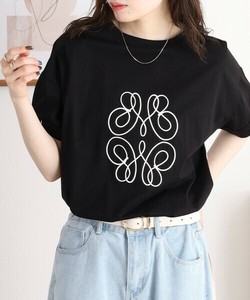 【2025SS】モチーフ刺繍半袖Tシャツ