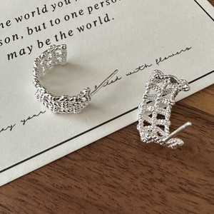 Pierced Earrings Silver Post silver S/S