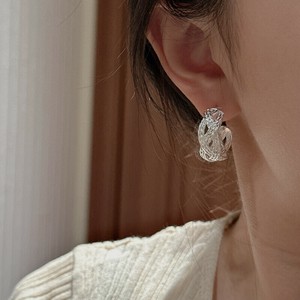 Pierced Earrings Silver Post silver S/S