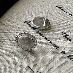 Pierced Earrings Silver Post silver S/S