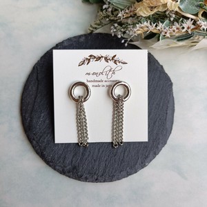 Pierced Earrings Silver Post