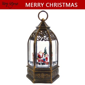 ■クリスマスグッズ■■2025X'mas　先行予約■　バブルLEDライト 六角　サンタ
