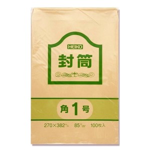 シモジマ HEIKO(ヘイコー) 007520200 ヘイコー クラフト封筒 角1 85G 100枚