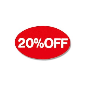 シモジマ HEIKO(ヘイコー) 007073143 タックラベル No.350 20%OFF 312片 1束