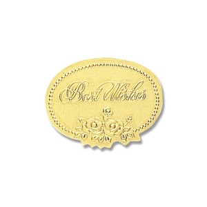 シモジマ HEIKO(ヘイコー) 007066406 ロールシール SS ベストウィッシュ 金 500片 1巻