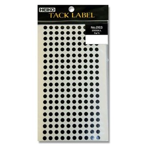 シモジマ HEIKO(ヘイコー) 007073058 タックラベル No.263 Φ5 2000片入 1束