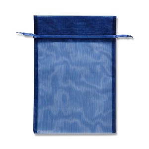 シモジマ HEIKO(ヘイコー) 008705084 オーガンジーバッグ XL ネイビー 1束