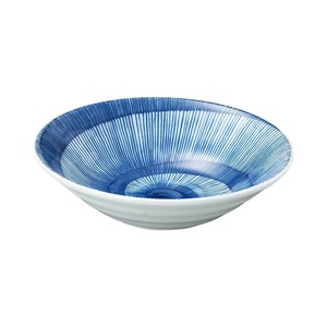 光洋陶器 花伝 藍日傘 リップル4.5鉢 53181057