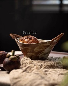 ＜SALE＞麻縄ダブルハンドル ボウル 陶器「2025新作」