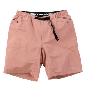 OUTDOOR PRODUCTS ビッグサイズ 水陸両用ナイロンガーデニングハーフパンツ ピンク