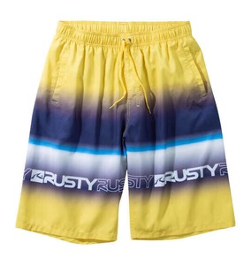 RUSTY ビッグサイズ マイクロツイルサーフパンツ イエロー